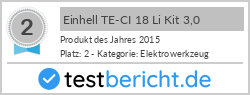 Einhell TE-CI 18 Li Kit 3,0