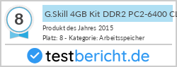 G.Skill 4GB Kit DDR2 PC2-6400 CL5 (F2-6400CL5D-4GBPQ)