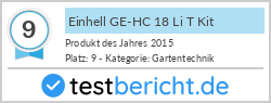 Einhell GE-HC 18 Li T Kit