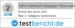 MFG Stehtisch klappbar 70cm weiß (01602207)