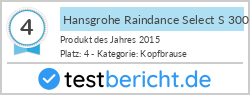 Hansgrohe Raindance Select S 300 2jet Kopfbrause weiß/chrom (27378400)