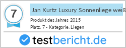 Jan Kurtz Luxury Sonnenliege weiß (492621)