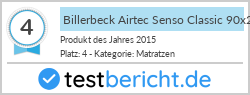 Billerbeck Airtec Senso Classic 90x200 cm