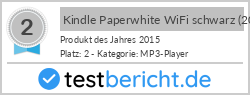 Kindle Paperwhite WiFi schwarz (2015)