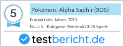Pokémon: Alpha Saphir (3DS)