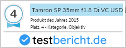 Tamron SP 35mm f1.8 Di VC USD
