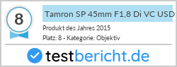 Tamron SP 45mm F1,8 Di VC USD Canon EF