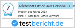Microsoft Office 365 Personal (1 User) (DE) (PKC)