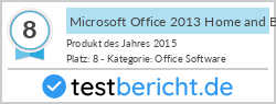 Microsoft Office 2013 Home and Business (DE) (Win) (PKC)