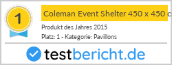 Coleman Event Shelter 450 x 450 cm white grey (302872)