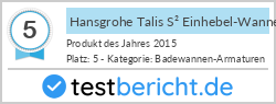 Hansgrohe Talis S² Einhebel-Wannenmischer (Chrom, 32475)