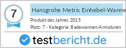 Hansgrohe Metris Einhebel-Wannenmischer (Chrom, 31480000)