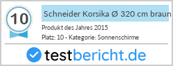 Schneider Korsika Ø 320 cm braun