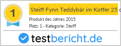 Steiff Fynn Teddybär im Koffer 25 cm