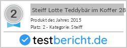 Steiff Lotte Teddybär im Koffer 28 cm (111464)