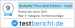 Butterfly Timo Boll Edition - Gold