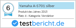 Yamaha A-S701 silber