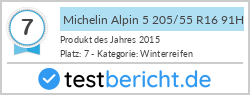 Michelin Alpin 5 205/55 R16 91H