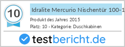 Idralite Mercurio Nischentür 100-110 x 185 cm (003-000002)