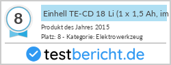Einhell TE-CD 18 Li (1 x 1,5 Ah, im Koffer)