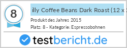 illy Coffee Beans Dark Roast (12 x 250g)