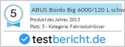 ABUS Bordo Big 6000/120 L schwarz